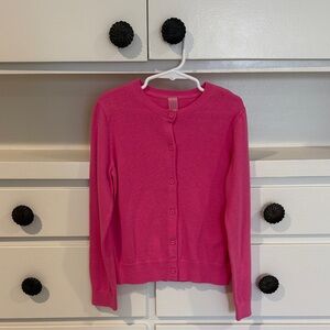 Primary Pink Kids Cardigan